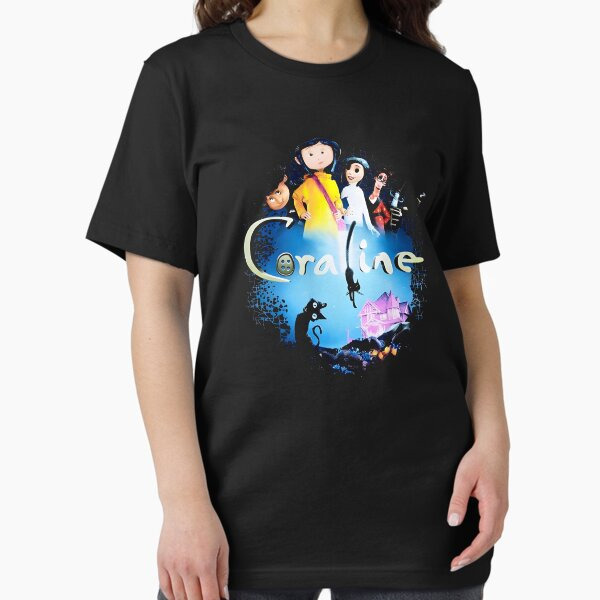 Coraline Black Tee T-Shirts Gift For Fan